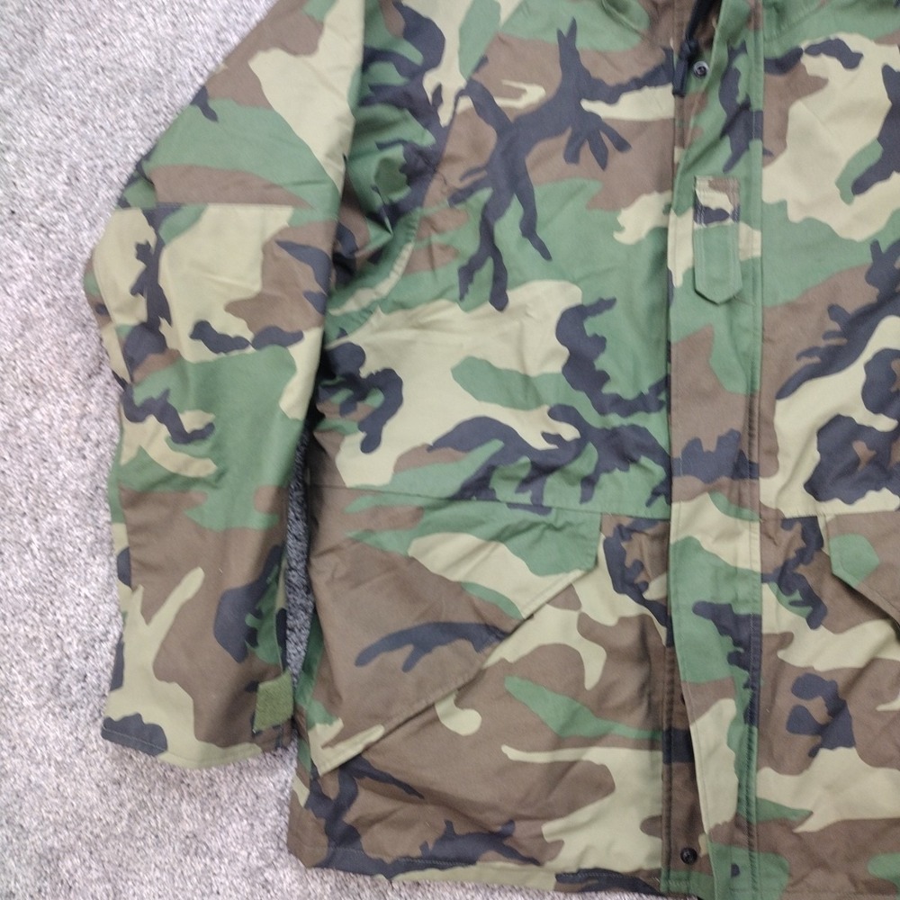 Woodland Camo ECWCS Cold Weather Parka USGI Medium Regular - Picture 4 of 12